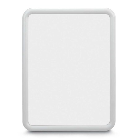 United Visual Products Corkboard, Single Door, Radius Frame, 36x36", Gold/Buff UV7002-GOLD-BUFF
